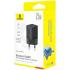 Baseus GaN5 Fast Charger (mini) 1C 25W EU Cluster Supports PPS, PD 3.0, QC 3.0 - Black